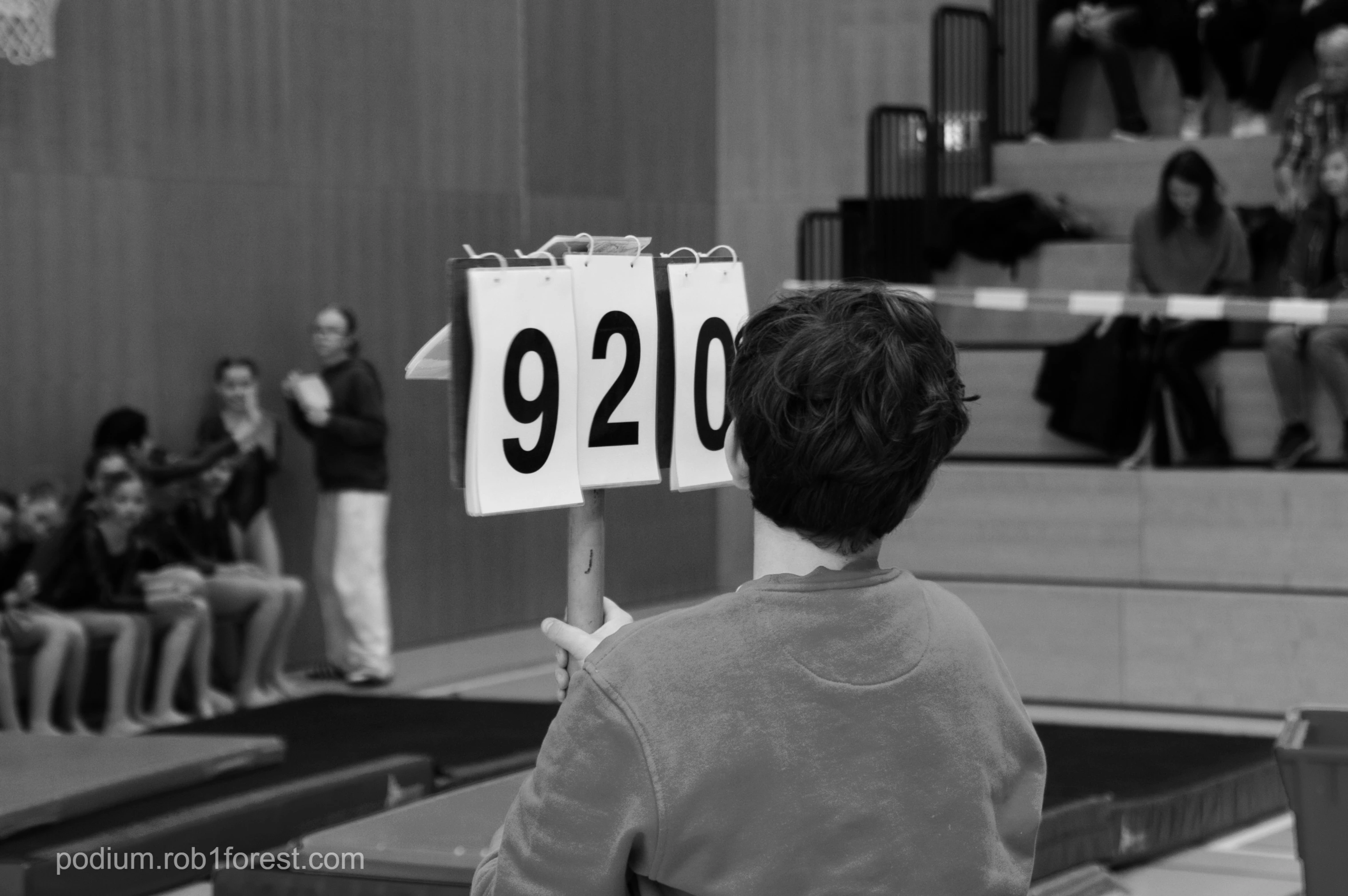 Compétition de gymnastique